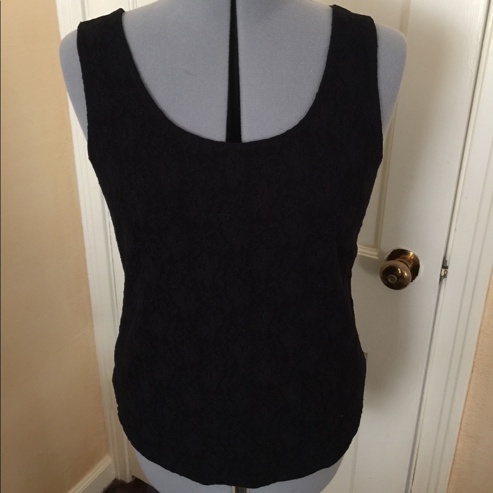 Chico’s Black Lace Front Cami